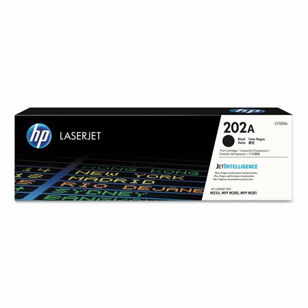 HP HP 202A, (CF500A) Black Original LaserJet Toner Cartridge CF500A